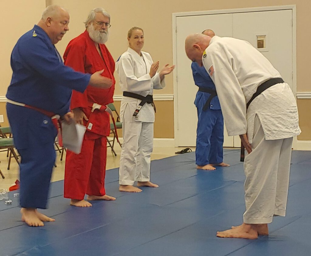 Shihan gets 3rd degree Judo
